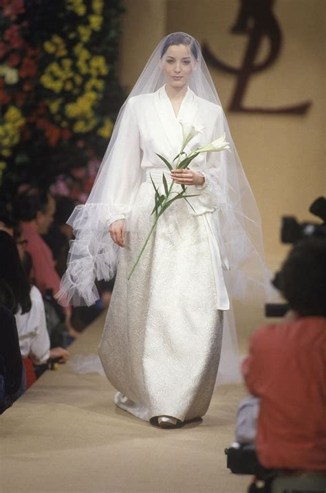 ysl bridal|yves st laurent dresses.